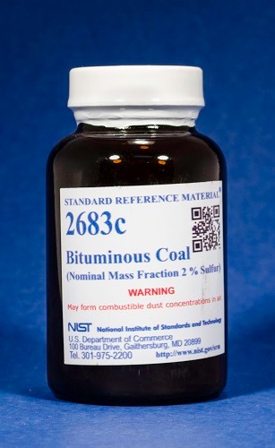 SRM 2683c - 煙煤(標稱質量分數2%硫)