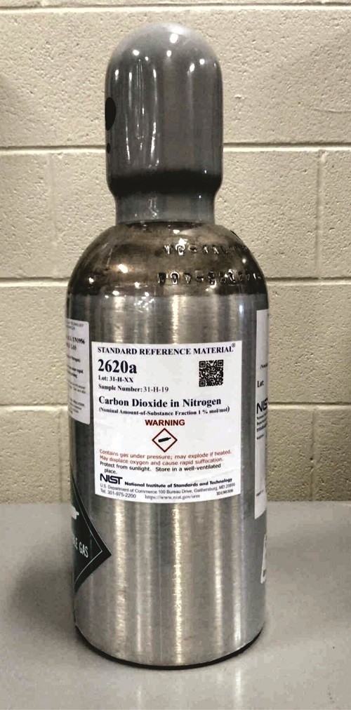  SRM 2620a - 氮中二氧化碳(公稱量-物質分數1%mol/mol)