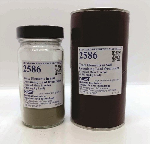 SRM 2586 - 涂料中含鉛土壤中的微量元素(名義質量分數為500 mg/kg鉛)