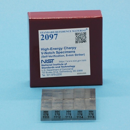 SRM 2097 - 高能Charpy V-缺口標(biāo)本(自驗證，8毫米射手)