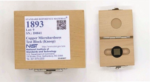 SRM 1893 - 銅顯微硬度測(cè)試塊(Knoop)標(biāo)準(zhǔn)品