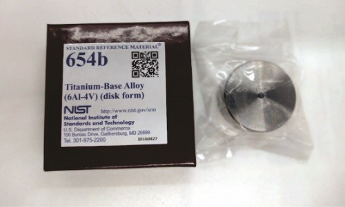 SRM 654b - 鈦合金，鋁-釩標準品